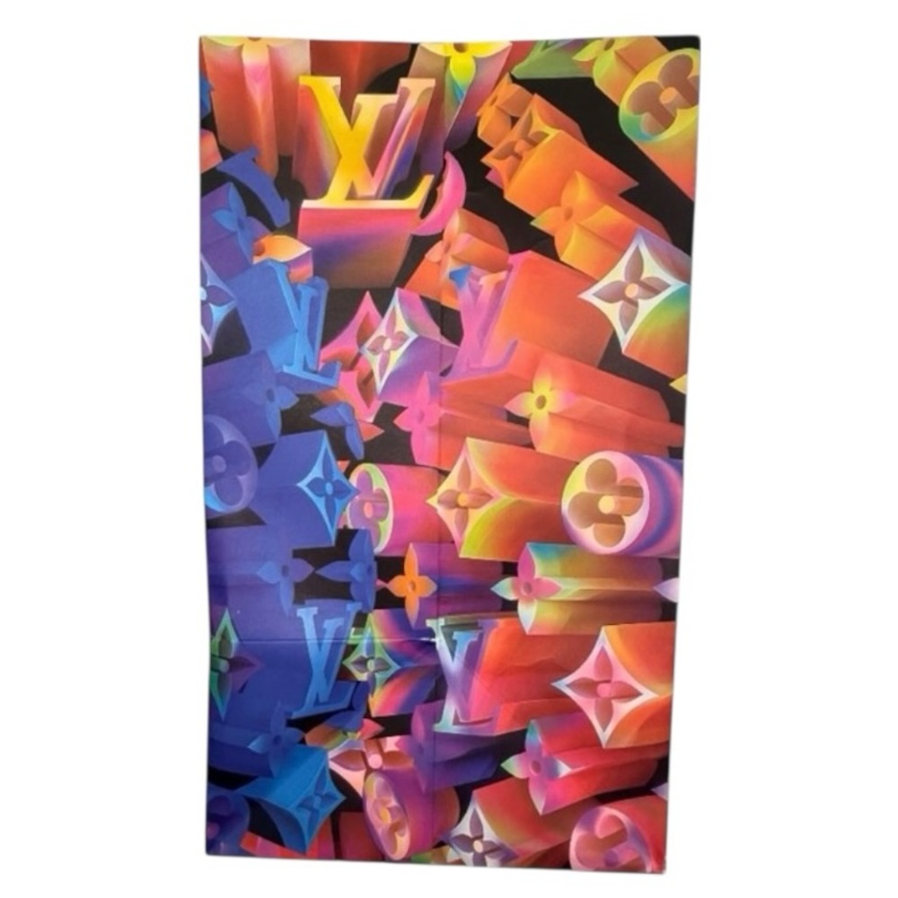 Louis Vuitton XL Multicolor Shopping Display Bag Limited Edition Boutique Decor - Picture 7 of 15